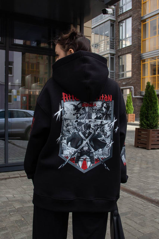 Attack on titan hoodie.